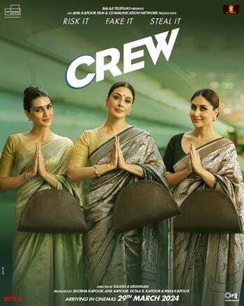 Download Crew 2024 Hindi 5.1ch Movie WEB-DL 1080p 720p 480p HEVC